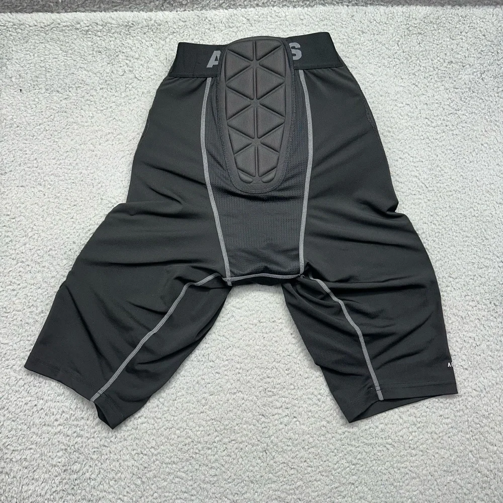 ADIDAS MAF3007‎ Mens Large Black Techfit 5-Pad Integrated Compression Shorts